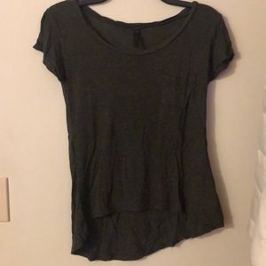 short sleeve grey top